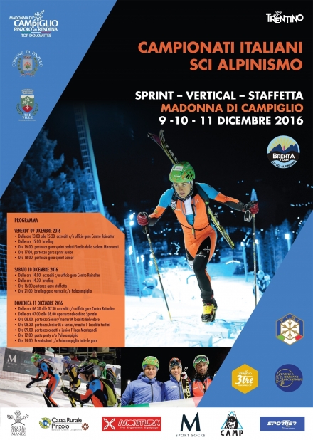 CAMPIONATI ITALIANI SCI ALPINISMO MADONNA DI CAMPIGLIO - BRENTA TEAM ass.sportiva dil.